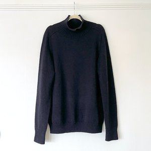 Margaret Howell Navy Wool Turtleneck